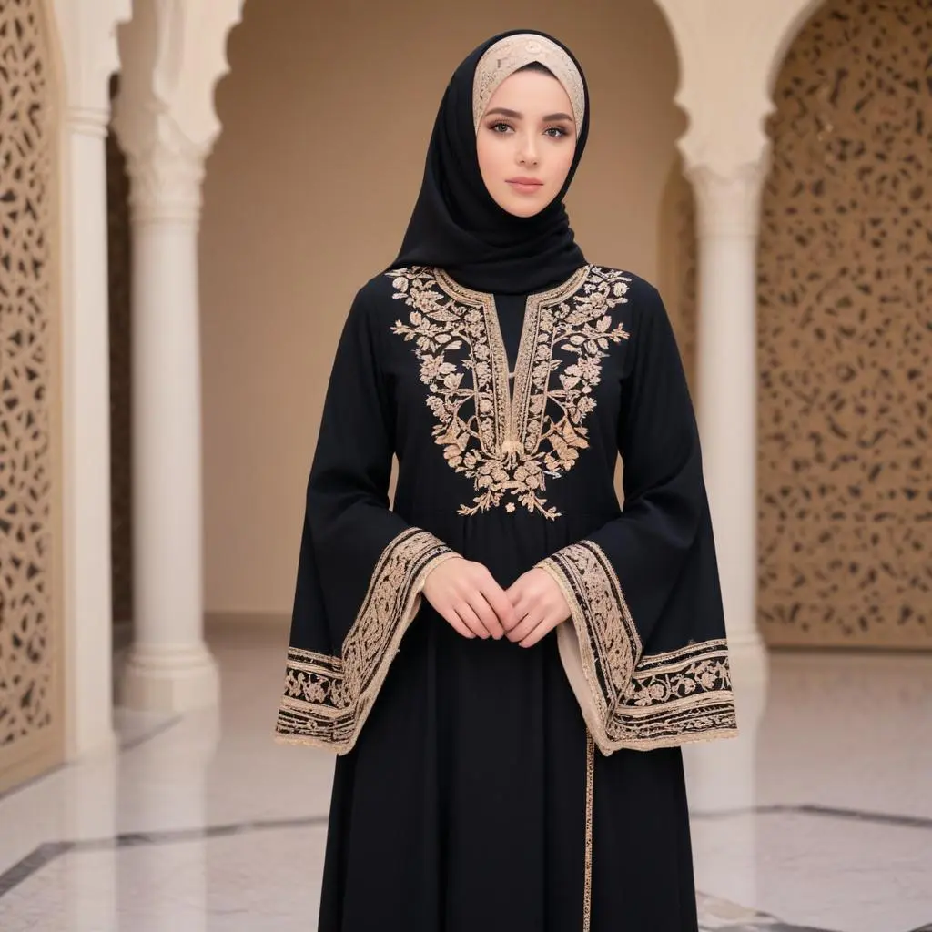 Black Abaya With Embroidery A Luxurious and Modest Choice for Every Occasion