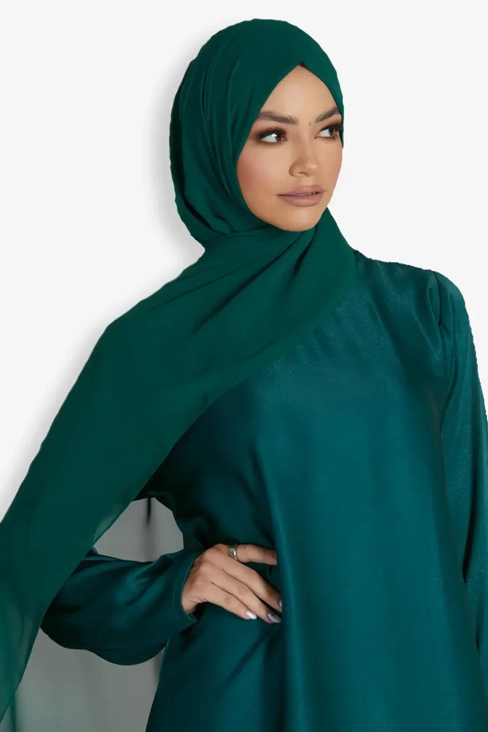 Buy Now Green Georgette Hijab