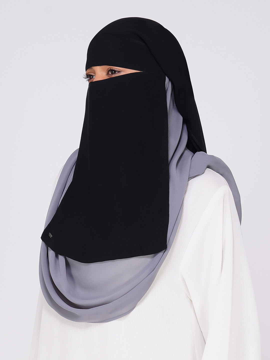 Buy Now Triple Layer Niqab – Maximum Coverage, Breathable | Abaya For Women