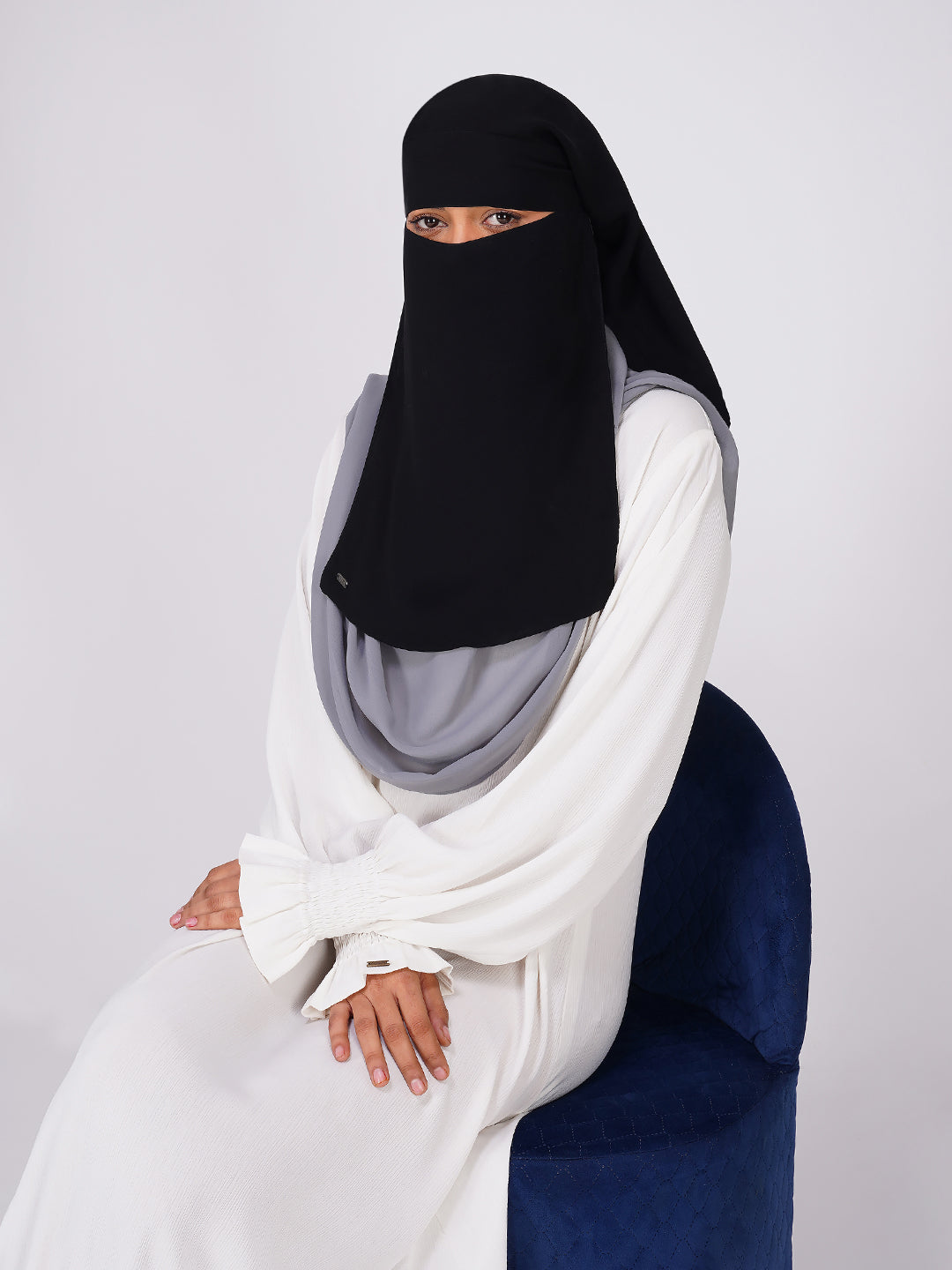 Buy Now Triple Layer Niqab – Maximum Coverage, Breathable | Abaya For Women