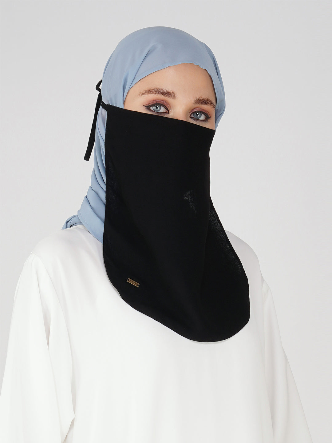 Buy Now Half Niqab with Knot – Comfortable, Breathable | Abaya For Women