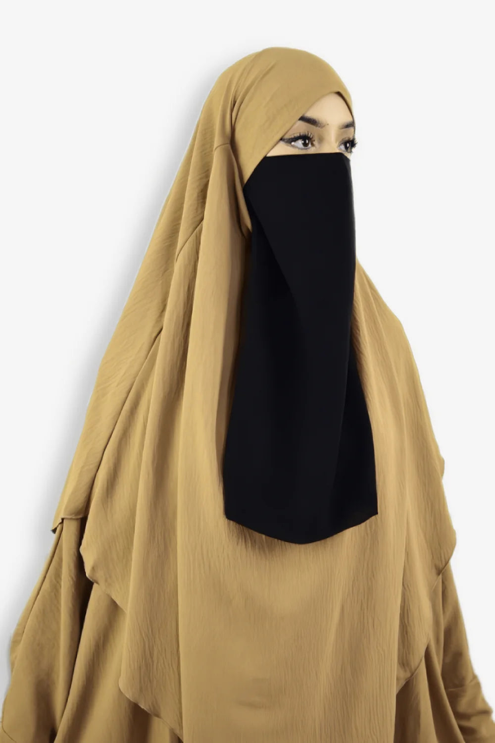 Buy Black Half Niqab Medina