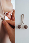 Elegant Brown Turkish Hijab Pins – Pack of 6, premium hijab accessories designed for secure and stylish hijab styling, exclusively at Abaya for Women.