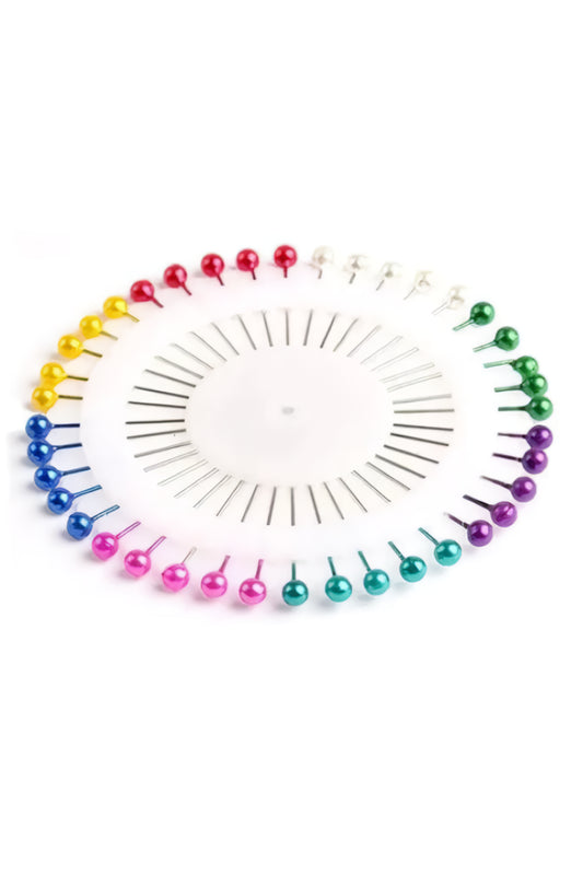 Multi color hijab pins from Premium Hijab Pin Wheel used for hijab styling and fabric securing, stylish and rust-resistant pins by Abaya for Women.