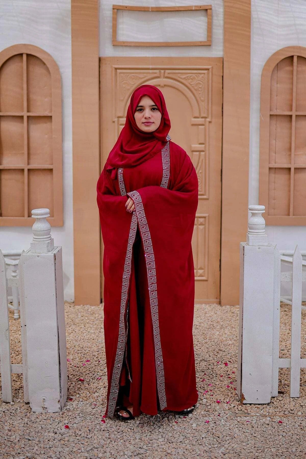 Shop Arabic Style Red Abaya Buy Online Now – Abaya For Women