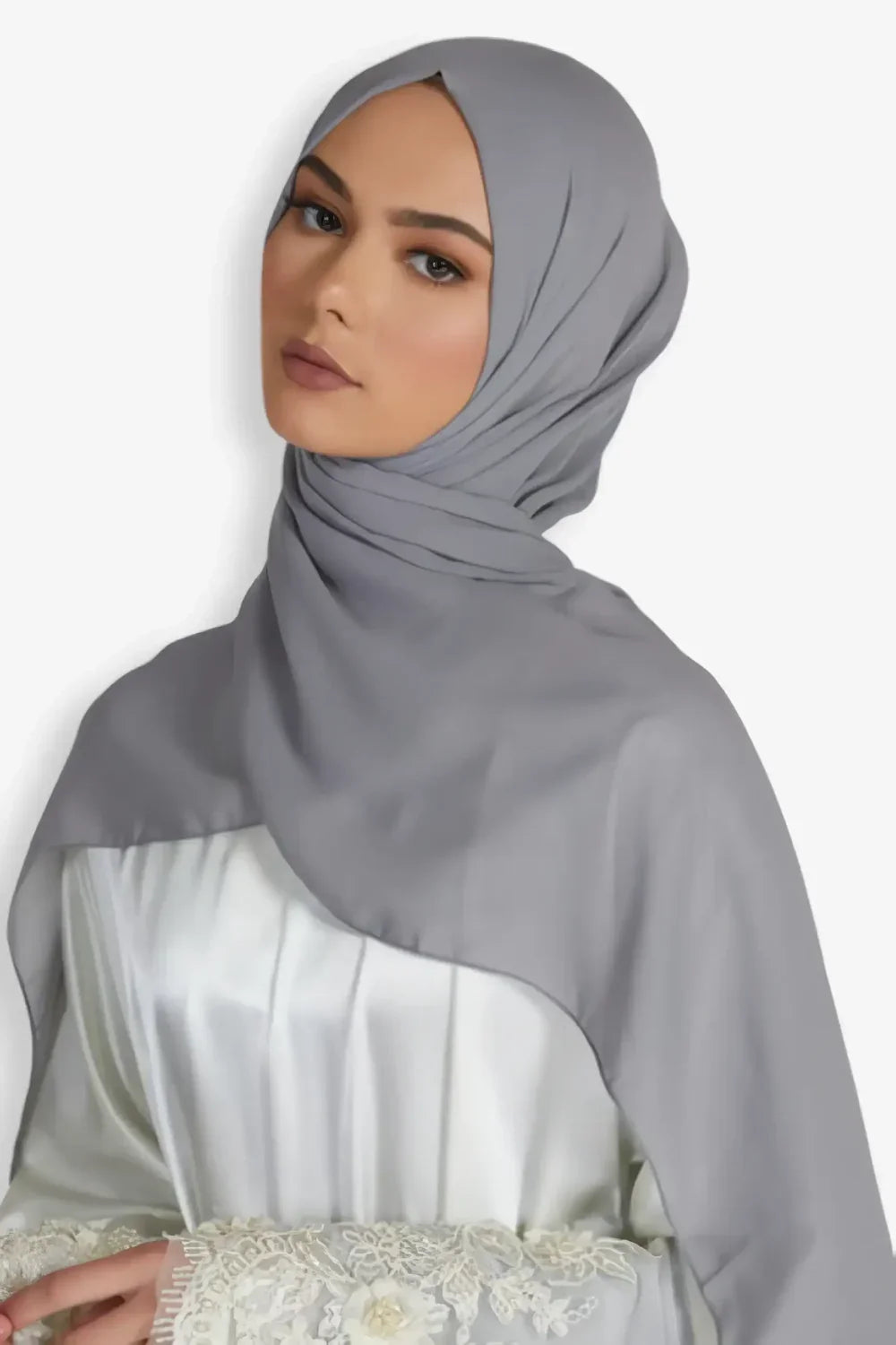 Buy Now Georgette Hijab Grey