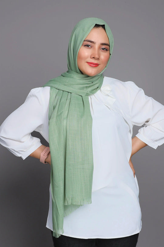 Buy Now Turkish Viscose Hijab in Apple Green