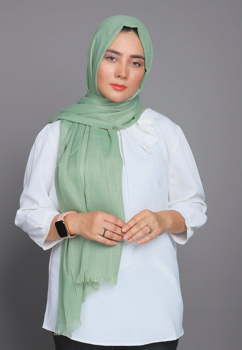 Buy Now Turkish Viscose Hijab in Apple Green
