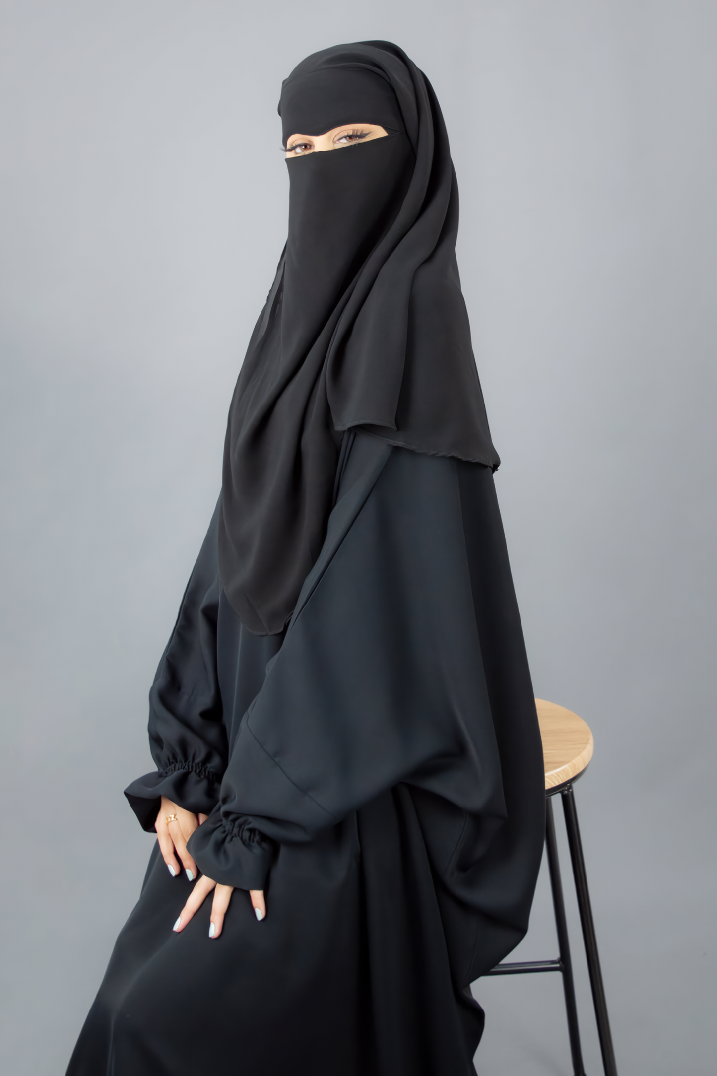 Double Layer Niqab – Extra Coverage, Breathable| Abaya For Women