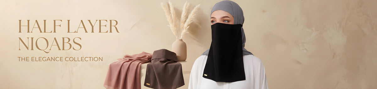 Half Layer Niqabs