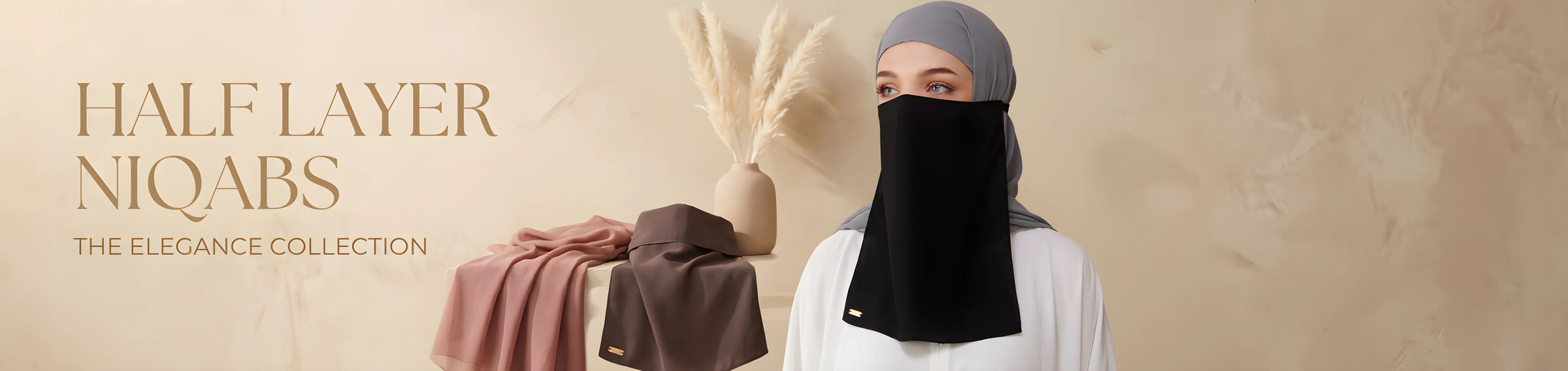 Half Layer Niqabs