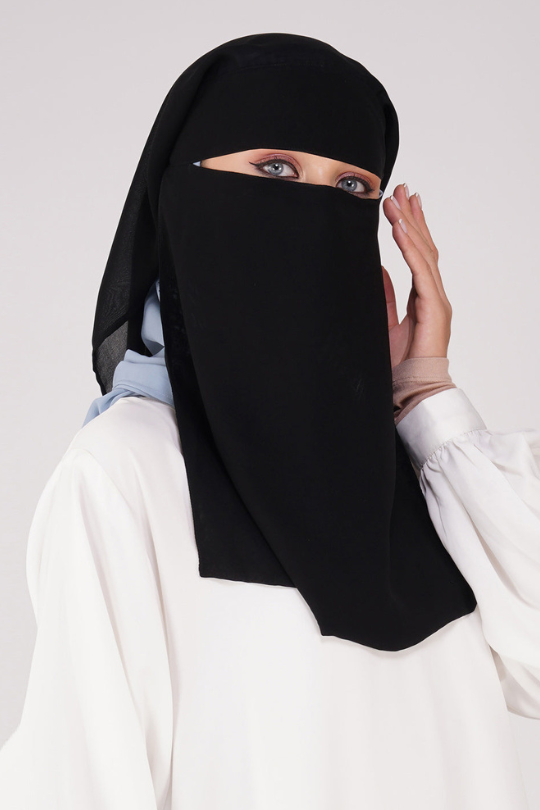 Double Layer Niqab – Extra Coverage, Breathable