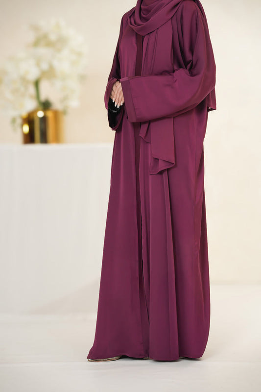 Imported TikTok Crinkle Nida Fabric Abaya for Women – Lightweight, Breathable & Wrinkle-Resistant
