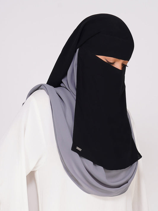 Buy Now Triple Layer Niqab – Maximum Coverage, Breathable | Abaya For Women