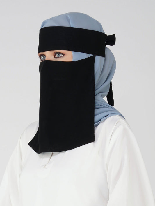 Buy Now Arabian Niqab with Fusing – Premium, Breathable | Abaya For Women