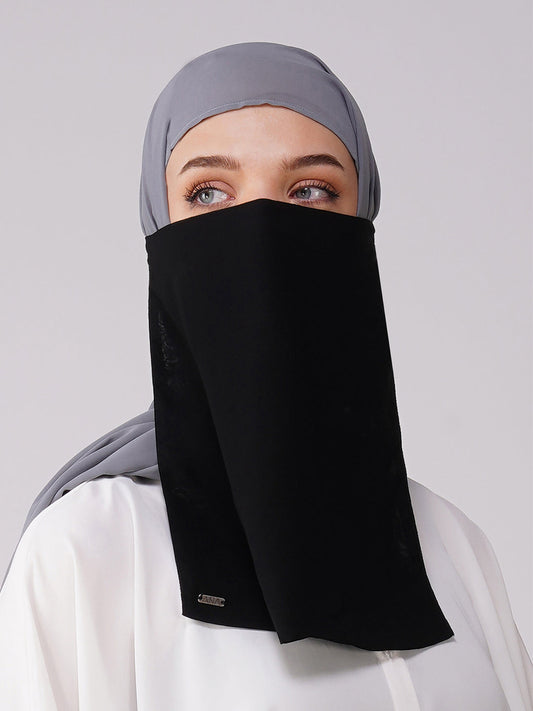 Buy Now Premium Half Layer Niqab – Breathable, Lightweight | Abaya For Women