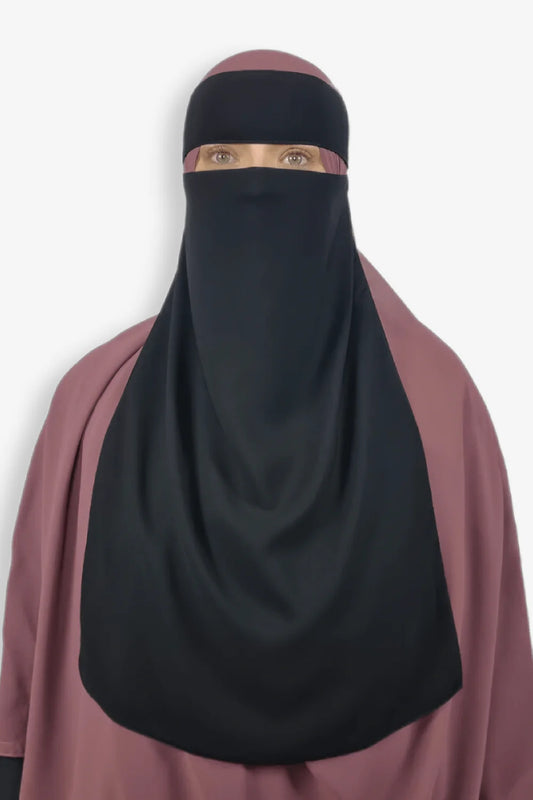 Buy double layer Niqab With All Sizes