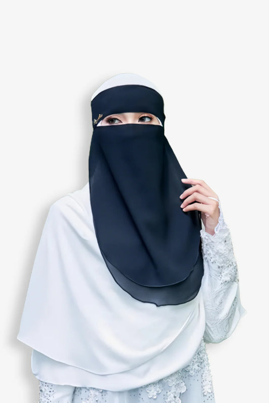 Buy double layer Niqab With All Sizes