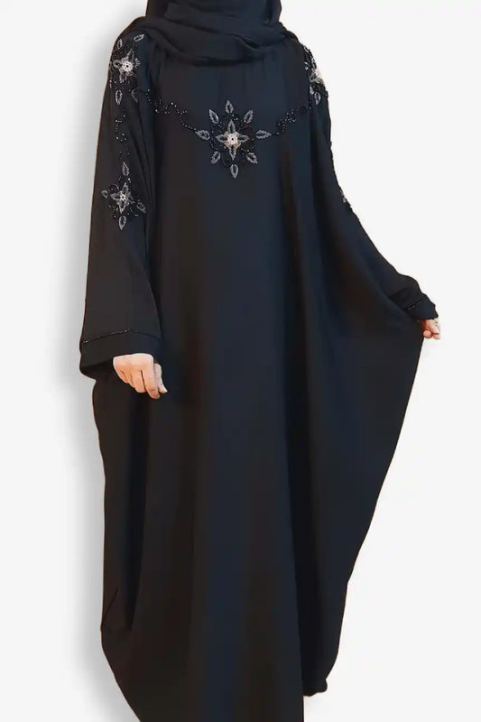 Shop Now Baggy Style Abaya Hand Work Abaya