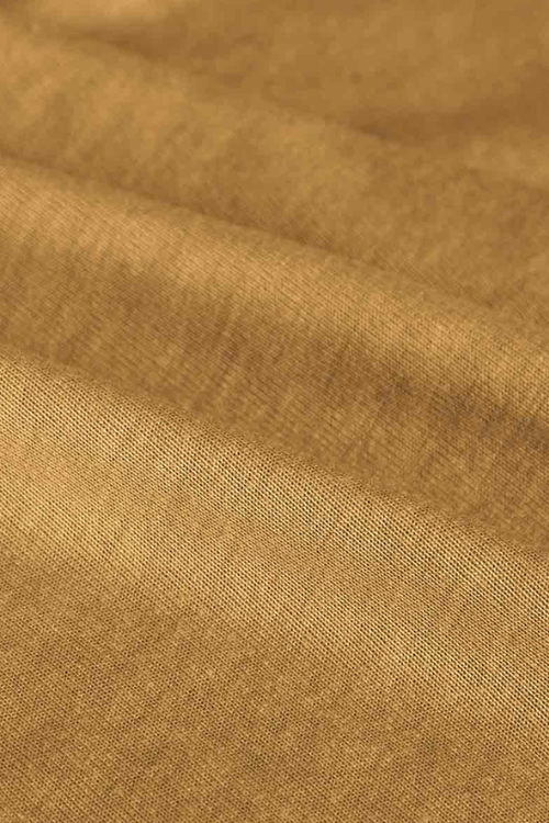 Close-up of brown fabric with visible texture