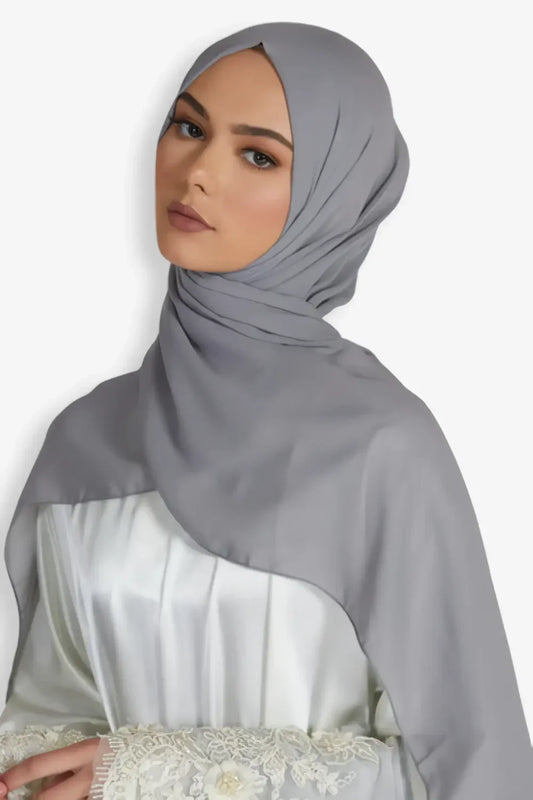 Buy Now Georgette Hijab Grey
