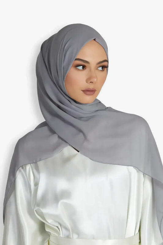Buy Now Georgette Hijab Grey