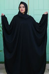 Black Premium Kaftan Abaya Full Open
