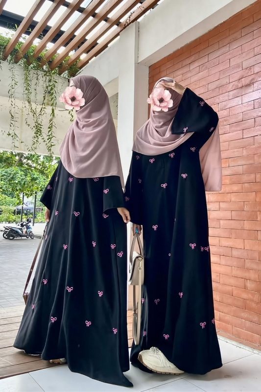 Buy Now Trendy Bow Maxi Abaya