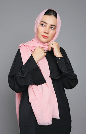 Buy Now Turkish Viscose Hijab in Vintage Pink