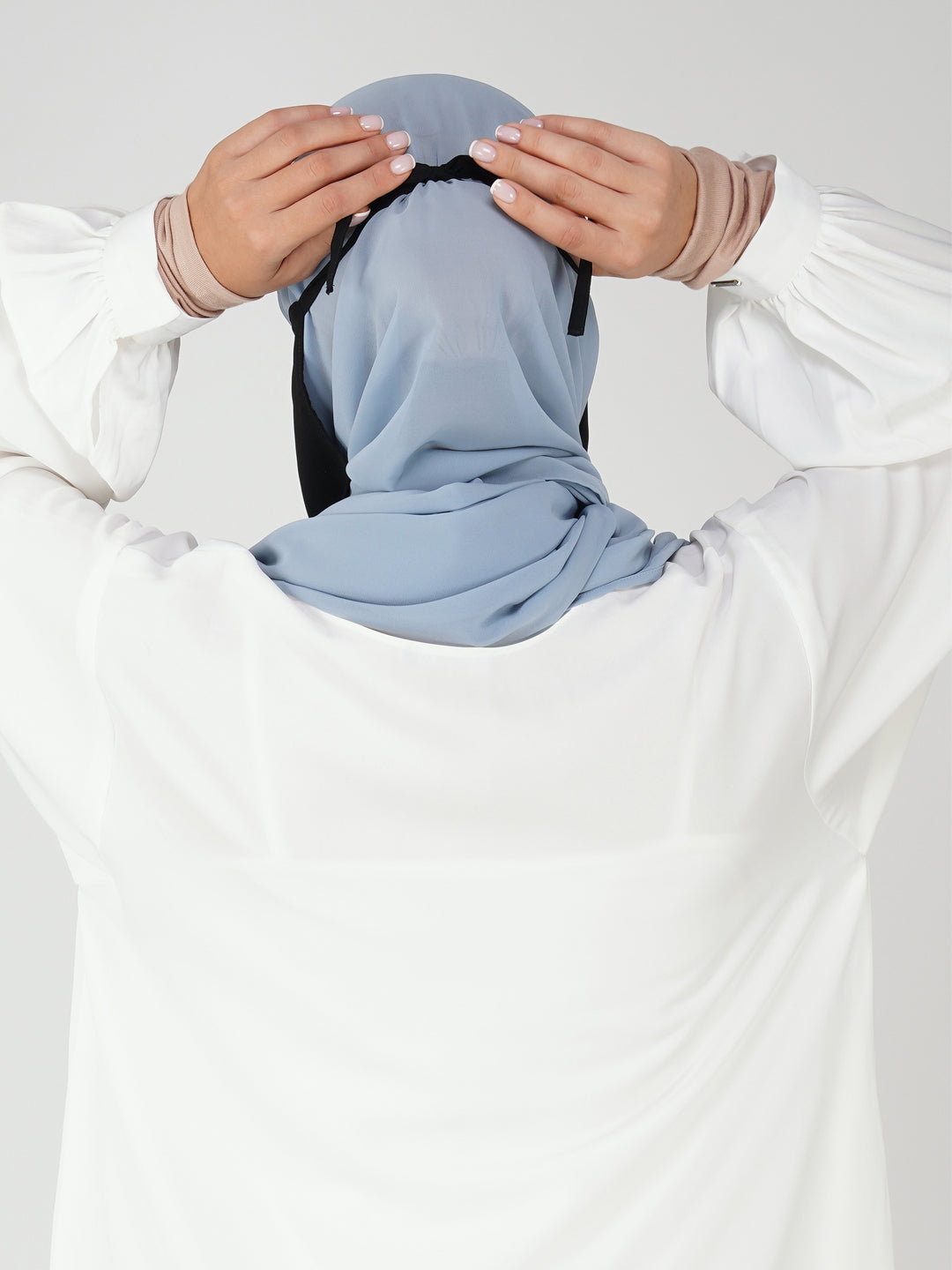 Lightweight Medina Half Niqab with Knot – Breathable Comfortable Face Cover